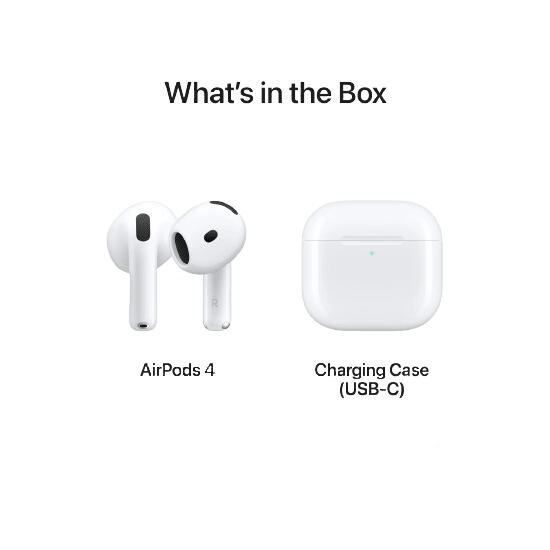 Apple AirPods 4 With Active Noise Cancellation MXP93 White