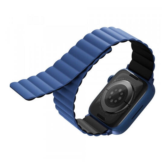 Uniq Revix Reversible Magnetic Apple Watch Strap 49/45/44/42Mm Ash Grey /Dove White