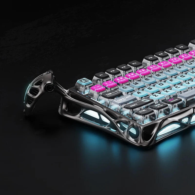 GravaStar Gaming Keyboard Mercury V75 Pro 75% Hall Effect Magnetic Switch Iron Purple