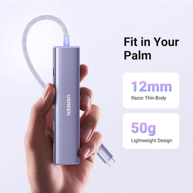Ugreen USB Type-C Hub 35582 Purple