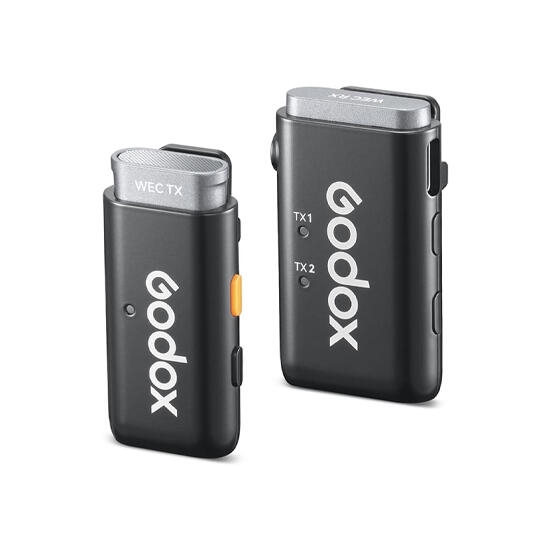 Godox 2.4GHz Wireless Microphone System WES2 kit1 Black
