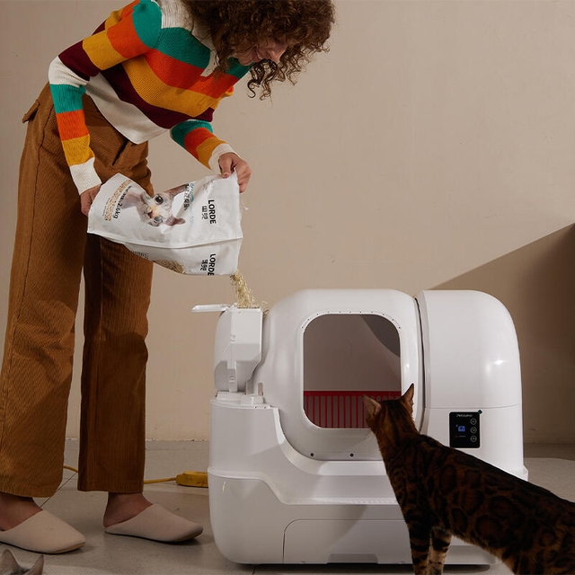 Petsuper Smart Litter Box PLT01 White