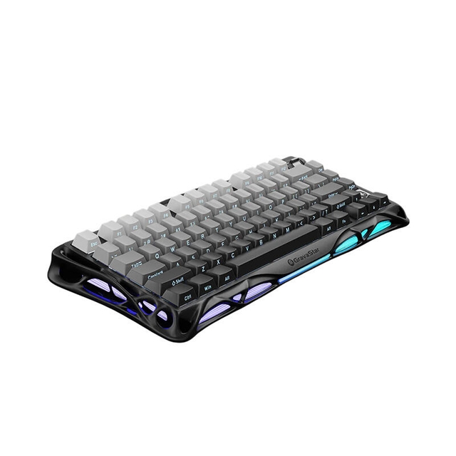 GravaStar Gaming Keyboard Mercury K1 75% Wireless Mechanical Gradient White