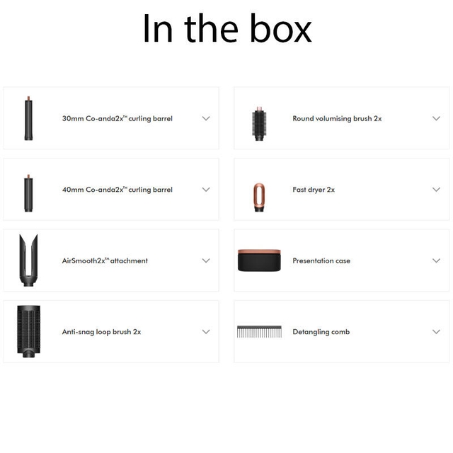 Dyson Airwrap HS09 Co-anda2x Multi Styler Amber Silk