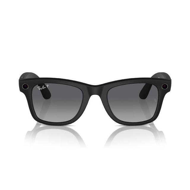 RayBan Meta WayFarer RW4008 Shiny Black/Clear
