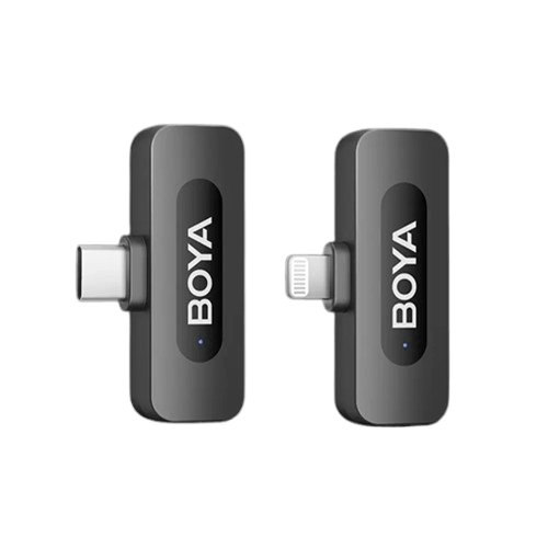 Boya BY-V3 2.4 GHz Dual-Channel Wireless Microphone System Black