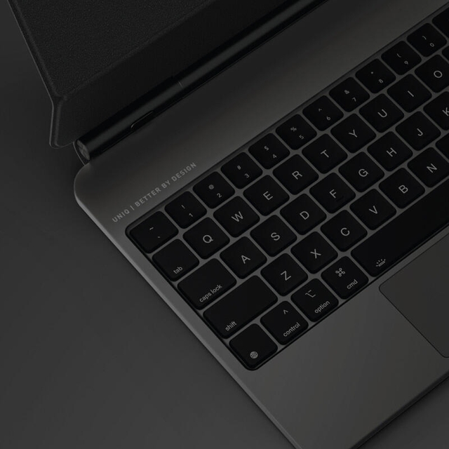 Uniq Venno Pro Magnetic Smart Keyboard Folio Apple iPad 11th Gen Graphite Black