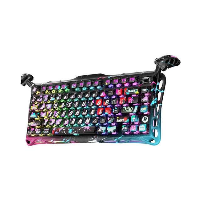 GravaStar Gaming Keyboard Mercury V75 Pro 75% Hall Effect Magnetic Switch Iron Purple