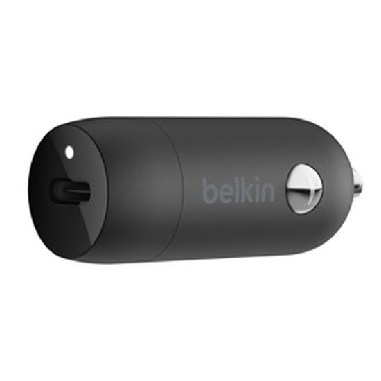 Belkin 20W Car Charger Standalone CCA003BTBK Black