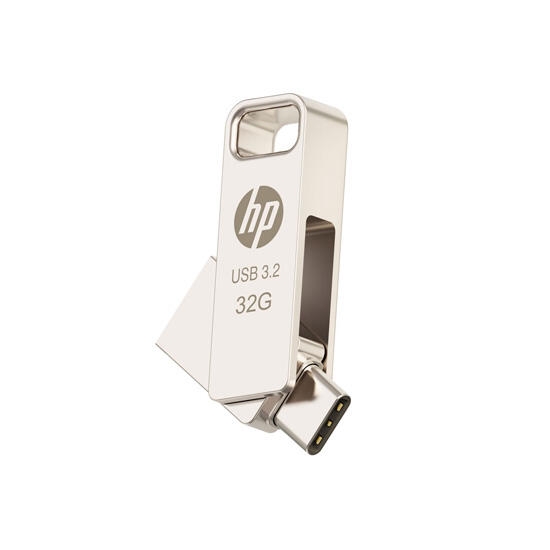HP x206C OTG USB 3.2 Flash Drive 32GB Silver