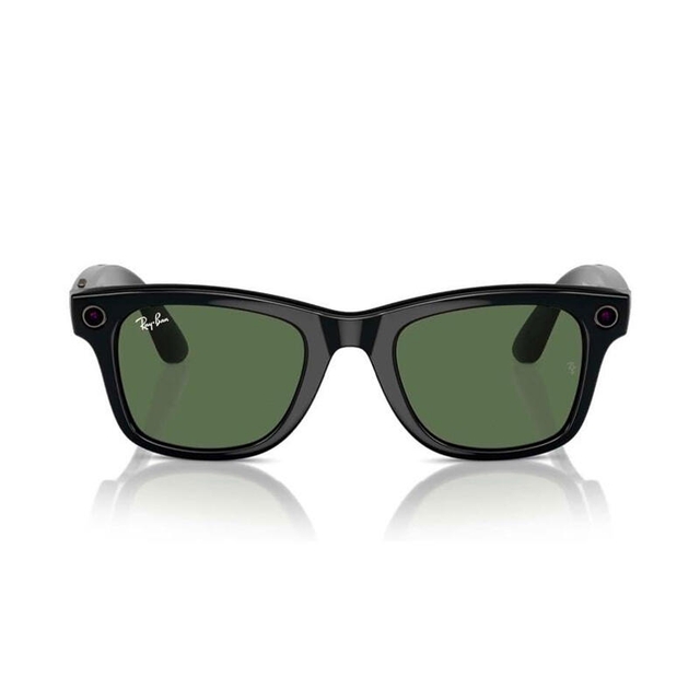 RayBan Meta WayFarer RW4008 Shiny Black/Clear