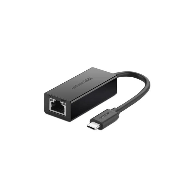 Ugreen USB 2.0 Type-C 10/100Mbps Ethernet Adapter 30287 Black