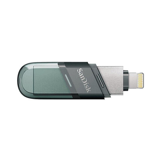 SanDisk iXpand Flash Drive Flip 64GB Type A+Lightning SDIX90N-064G-GN6NN Green