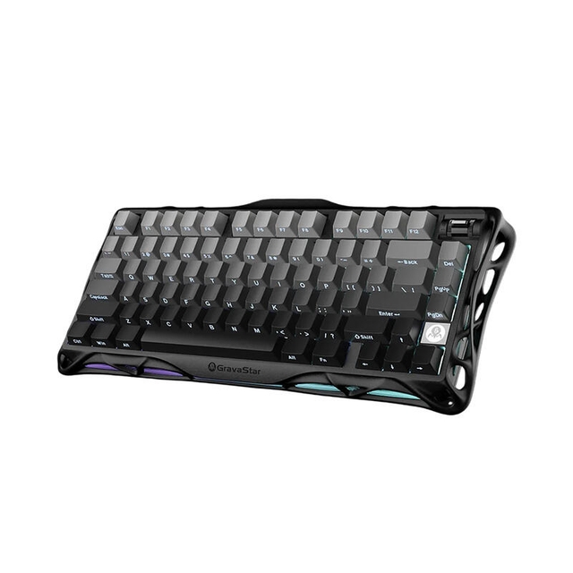 GravaStar Gaming Keyboard Mercury K1 75% Wireless Mechanical Gradient White