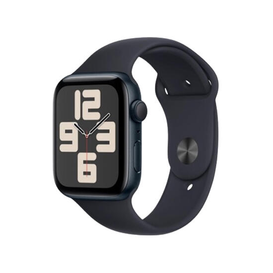 Apple Watch Series SE 2 GPS 2023 44mm Midnight Aluminum Case With Midnight SB MRE93 M/L