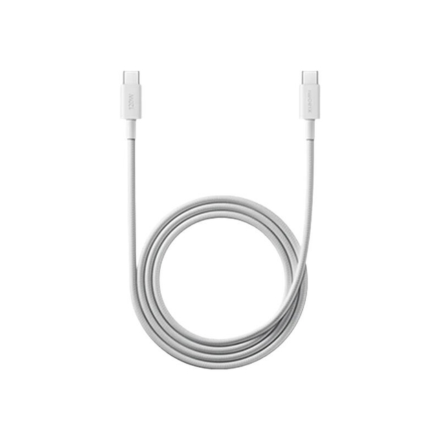 Xiaomi 6A Braided USB-C to USB-C Cable 2m White