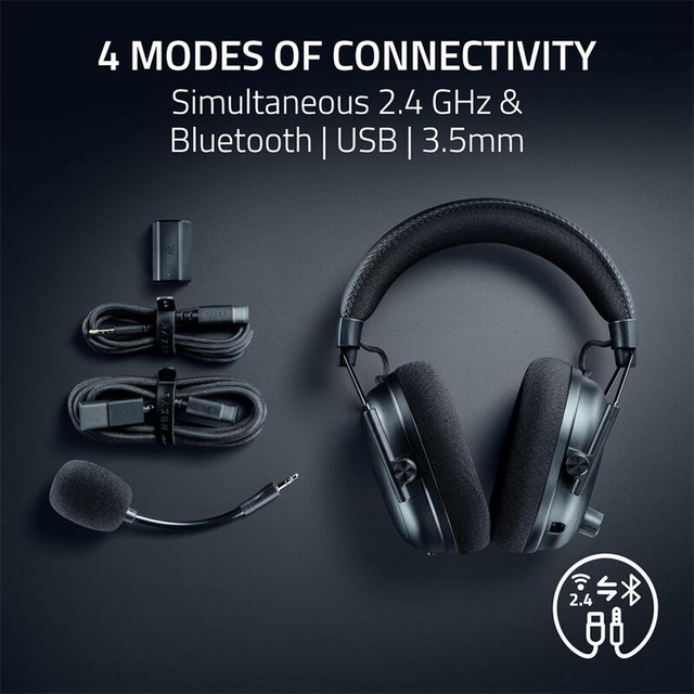 Razer Gaming Headset BlackShark V3 Pro Wireless RZ04-05400100-R3M1 Black