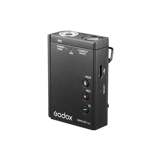 Godox UHF Wireless Microphone System WMicS2 Kit 2 Black
