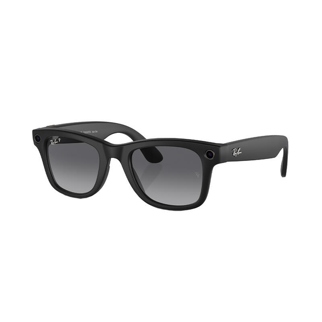 RayBan Meta WayFarer RW4008 Shiny Black/Clear