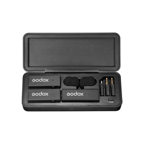 Godox 2.4GHz Wireless Microphone System MoveLink Mini LT Kit2 Black