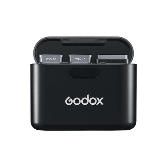 Godox 2.4GHz Wireless Microphone System WEC kit2 Black