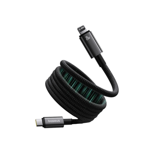 Baseus Tungsten Gold Magnetic Charging Cable USB-C to iP 20W 1m P10319805111-01 Cluster Black