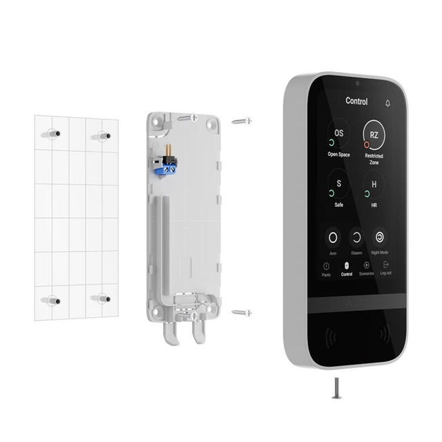 Ajax KeyPad TouchScreen Jeweller White