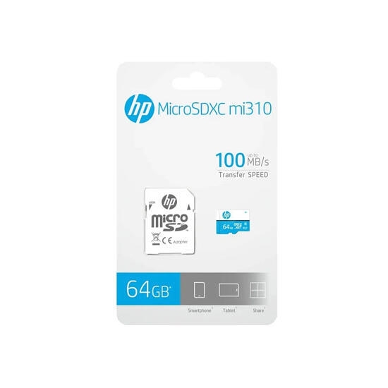 HP Micro SD with Adapter MI310 64GB