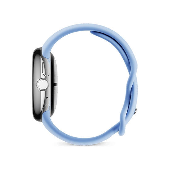 Google Pixel Watch 2 Polish Silver Aluminium Case with Bay Active Band
