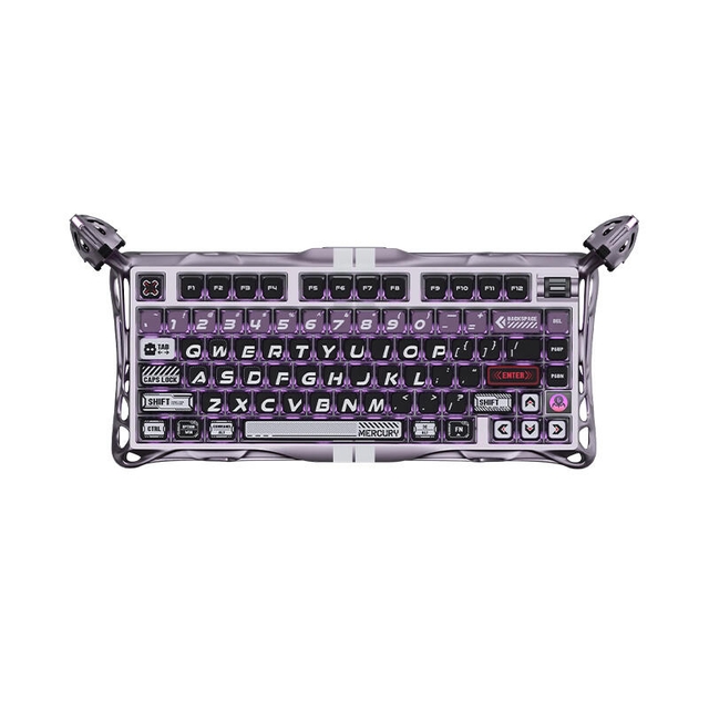 GravaStar Gaming Keyboard Mercury V75 Pro 75% Hall Effect Magnetic Switch Iron Purple