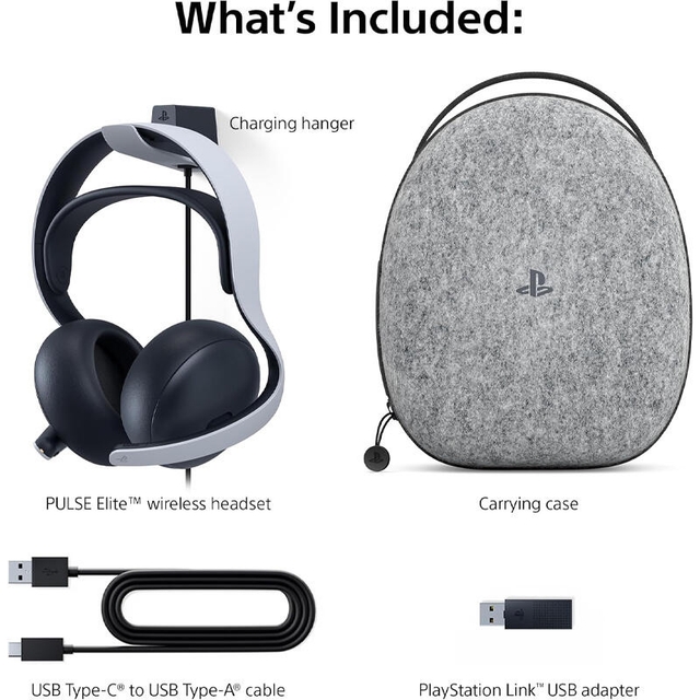 Sony Pulse Elite WL Gaming Headset Midnight Black