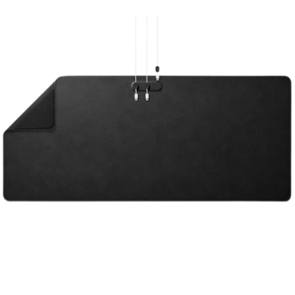 Spigen Desk Pad Black with Magnetic Cable Holder LD302M APP05267 Black