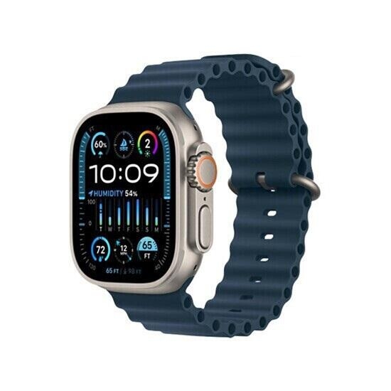Apple Watch Ultra 2 49mm Titanium Blue Ocean Band MRF73