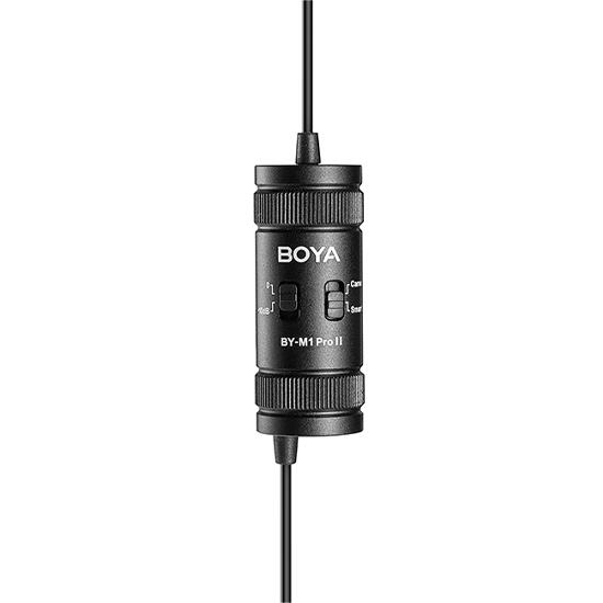 Boya BY-M1 Pro II Universal Lavalier Microphone Black