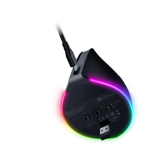 Razer Gaming Mouse Pro Click V2 Vertical Ed RZ01-05250100-R3G1 Black