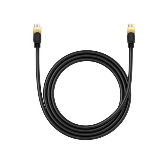Baseus High Speed CAT8 40Gigabit Ethernet Cable (Round Cable)5m B0013320A111-05 Cluster Black