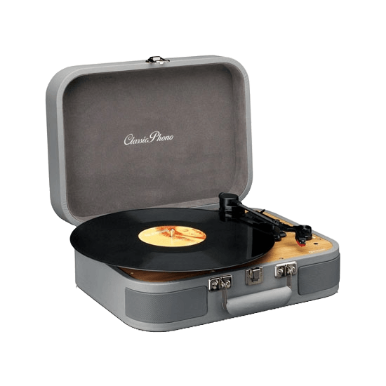 Lenco TT-116 Classic Phono Retro Bluetooth Turntable With Built-In Speakers Black