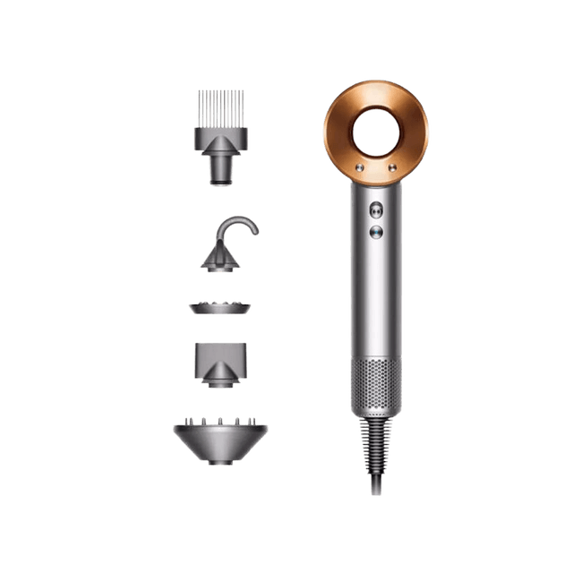 Dyson Supersonic Hair Dryer HD07 W/o Gift Box 389922-01 Nickel/Copper