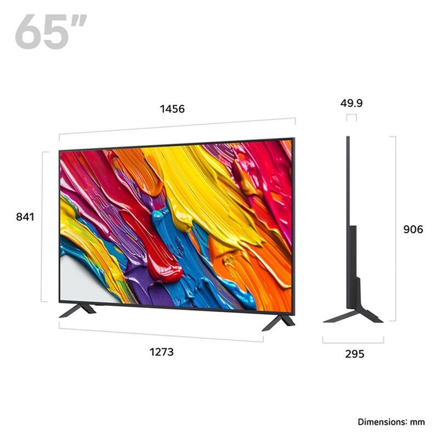LG TV 65QNED82A6B Black