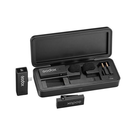 Godox 2.4GHz Wireless Microphone System MoveLink Mini UC Kit2 Black