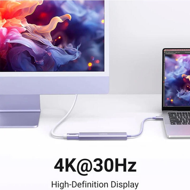 Ugreen USB Type-C Hub 35582 Purple
