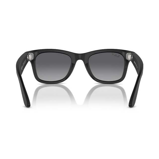 RayBan Meta WayFarer RW4008 Shiny Black/Clear