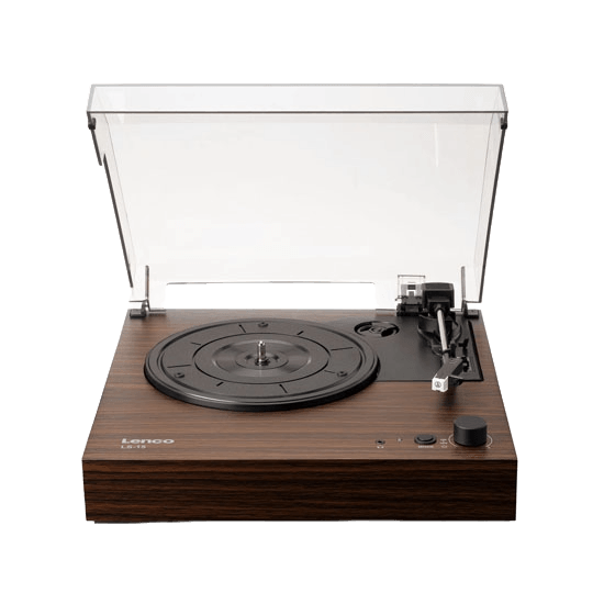 Lenco LS-15 Turntable with AT-3600 and Bluetooth in out Black