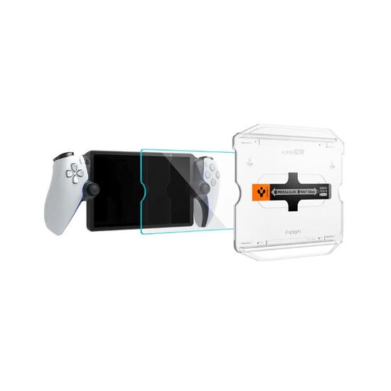 Spigen Glass Screen protector EZ Fit For Sony PlayStation Portal AGL07183 Black