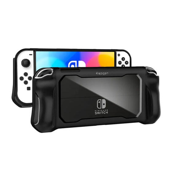 Spigen Rugged Armor Case For Nintendo Switch OLED ACS04020 Matt Black