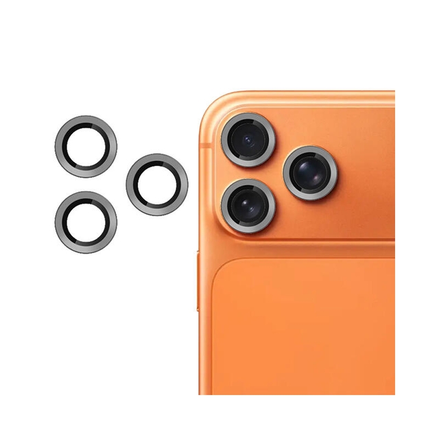 Glass Pro+ Eagle Eye Camera Pro For Apple iphone 17 Pro/17 Pro Max Silver