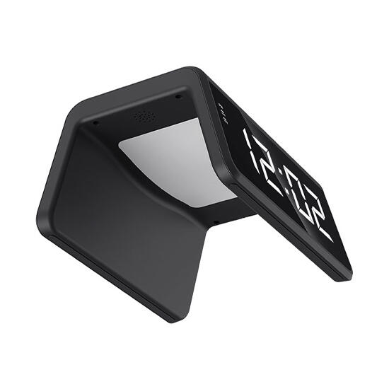 Havit W320 Wireless Charger 15W With Alarm Clock Silver