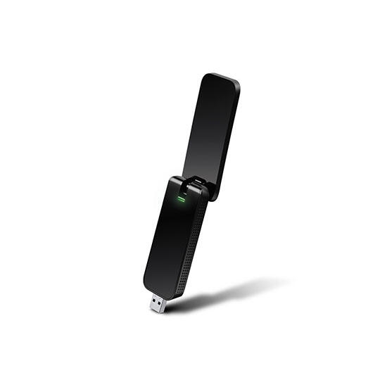 TP-Link AC1300 Dual Band USB Adapter Archer T4U Black