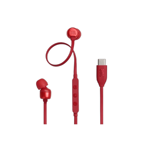 JBL Tune 310C In-Ear Headphones Red