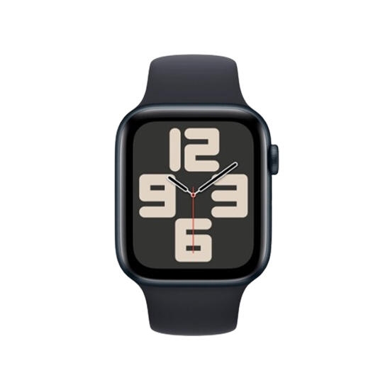Apple Watch Series SE 2 GPS 2023 44mm Midnight Aluminum Case With Midnight SB MRE93 M/L